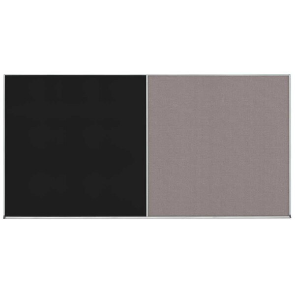 Enclosed Corkboard, 1 Door, 24"x36", 4" Fra